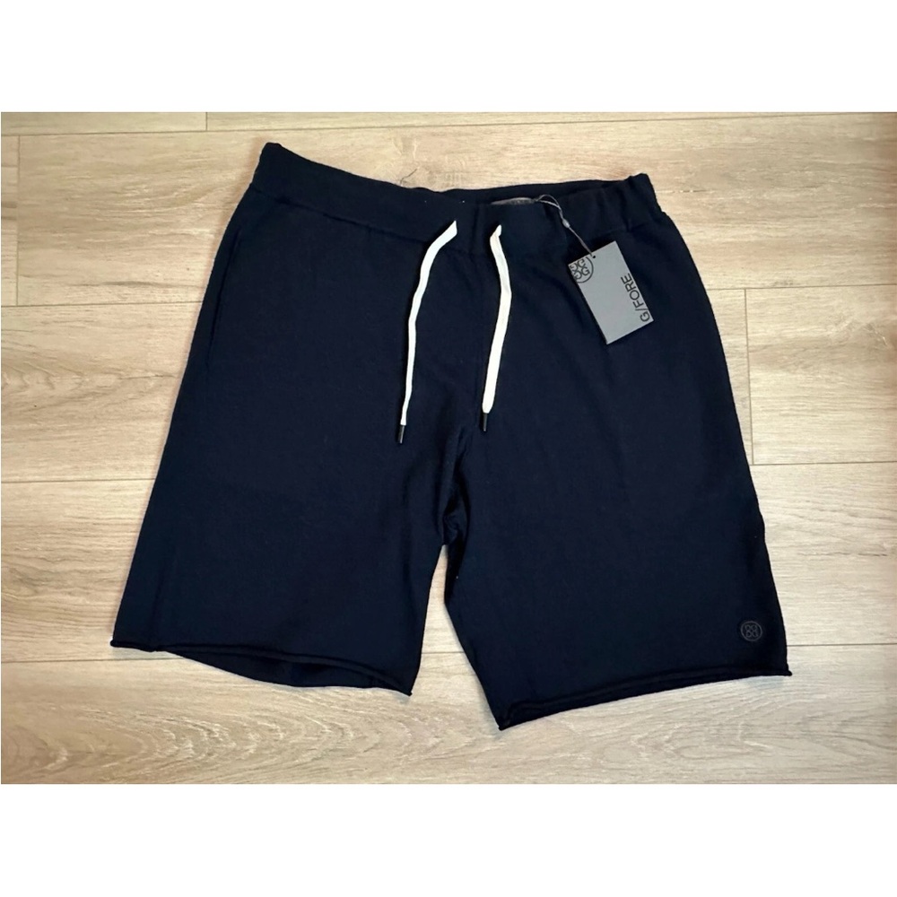 G/Fore Wool Shorts Men Size XL Blue Twilight Logo G4MF23B139 MSRP $155
